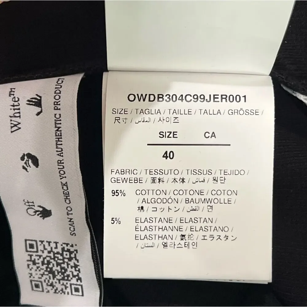NWT NEW Off White Women Off White Stamp Rib Basic Tank Dress